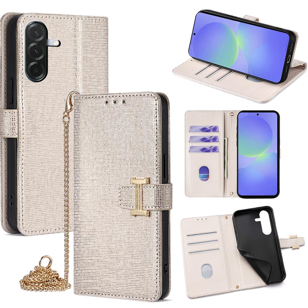 For Samsung Galaxy A36 5G Case Wallet Sequins Leather Crossbody Phone Cover