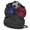 Storage Bag 15-20 Balls Ball Carry Bag Soccer Carrying Sack Mesh Ball Bag Mesh Football Bag