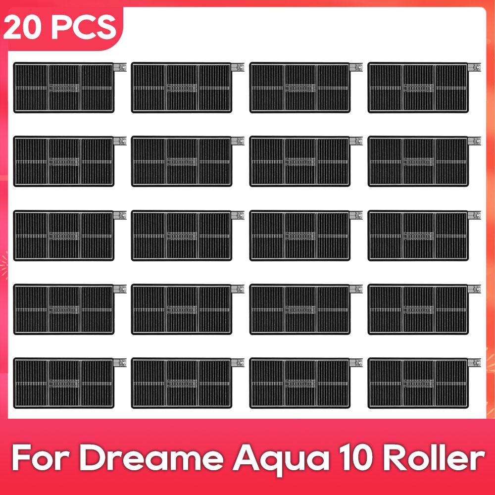 Подходит для ( Dreame Aqua 10 Ultra Ролик в сборе, Aqua 10 Ultra Гусеница ) Комплектующие и принадлежности: Основная боковая щетка, Фильтр, Швабра, Пылесборник