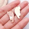Милый Мультяшный Кот Серьги и Брелок DIY Набор для Изготовления Украшений