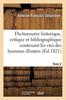 Книга Dictionnaire Historique, Critique Et Bibliographique Contenant Les Vies Des Hommes Illustres Tome 2