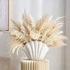 White Vinyl Shell Flower Vase Modern Pleated Flower Holder Container Home Office Table Centerpiece