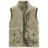Fleece Thickened Double-sided Vest Men's Winter Warm Vest Outdoor Quick-drying Men's Stand-up Collar Vest