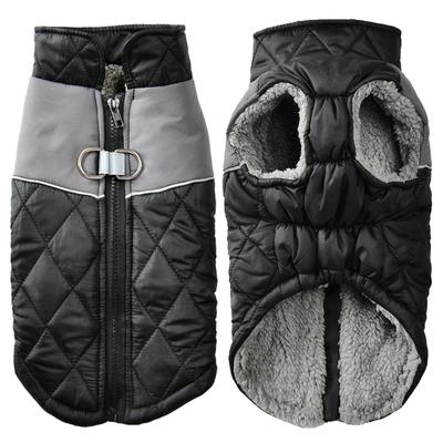 Зимняя куртка для собак, ветрозащитная, светоотражающая, одежда для домашних животных, для маленьких собак, костюм для кошки, жилет для щенка с D-образным кольцом, одежда для чихуахуа и мопса