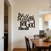 Decorative Metal Wall Art Psalm 46 10 Inspirational Quote Iron Typography Home Wall Decor Minimalist Style Religious Scripture Design