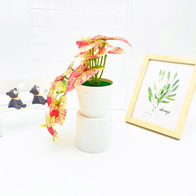 Эпипремнум Имитация Золотистый В горшке Искусственное Растение Украшение Декор