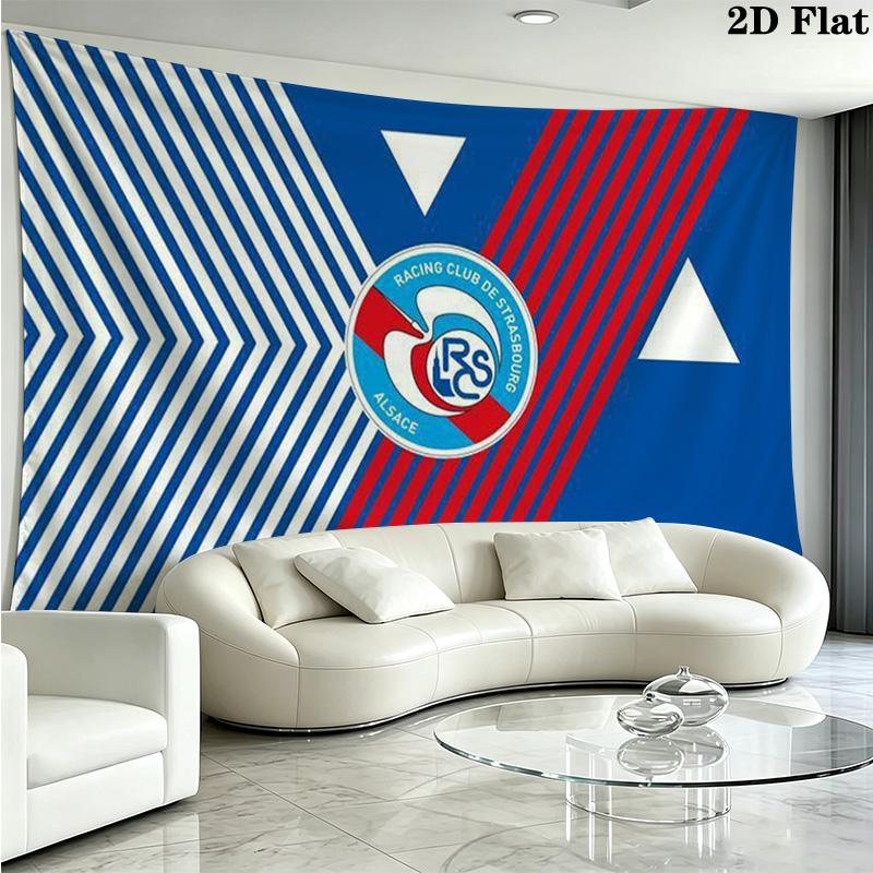 RC Strasbourg Wall Tapestry Aesthetic Wall Hanging Printed Fabric Blanket Decorative Tapestries for Bedroom Living Room Home Decor