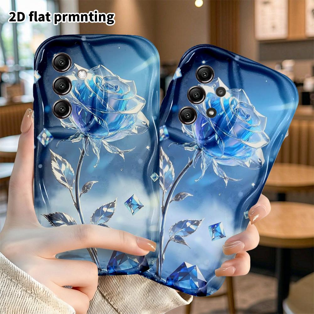 Чехол для телефона: 2D плоский защитный чехол для Samsung Galaxy A34 A35 M05 M06 S20 S22 S21 FE Plus 5G, Цвет: Розовое Стекло, Подарок на Рождество и Хэллоуин