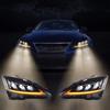 VLAND Lexus IS250 Фара IS350 ISC ISF GSE20 USE20 Плавный поворотник Полностью светодиодная фара левая и правая Комплект из 2 предметов Прозрачный ДЛЯ LEXUS IS250 ФАР