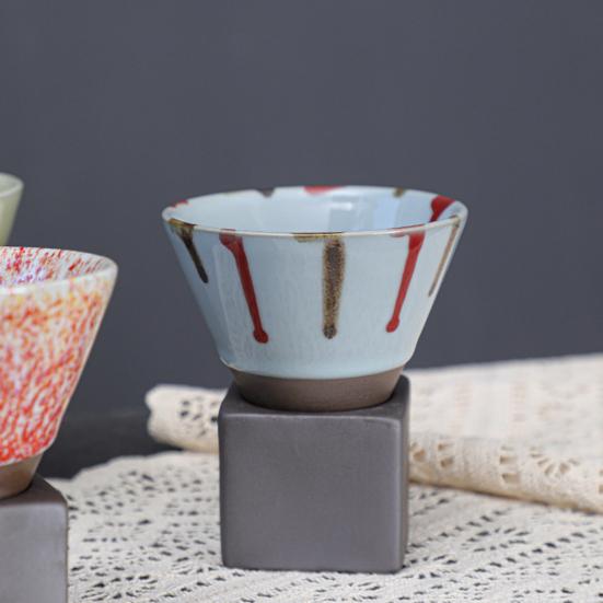 200 мл керамическая воронка для кофе с основанием, термостойкая кружка ручной работы в японском стиле для латте, капучино, чая, эспрессо, коническая кружка, подарок на день рождения