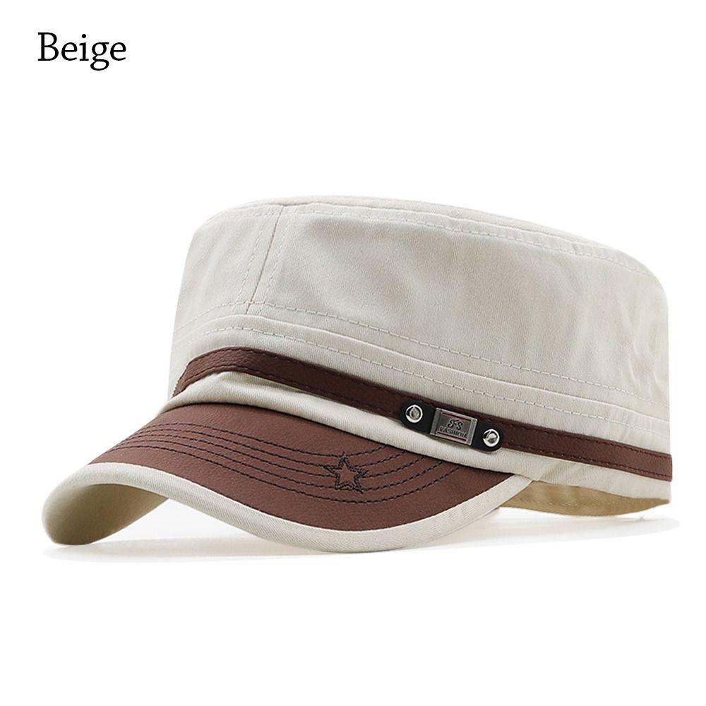 Casual Breathable Adjustable Cadet Hat Baseball Cap Sun Cap Hat