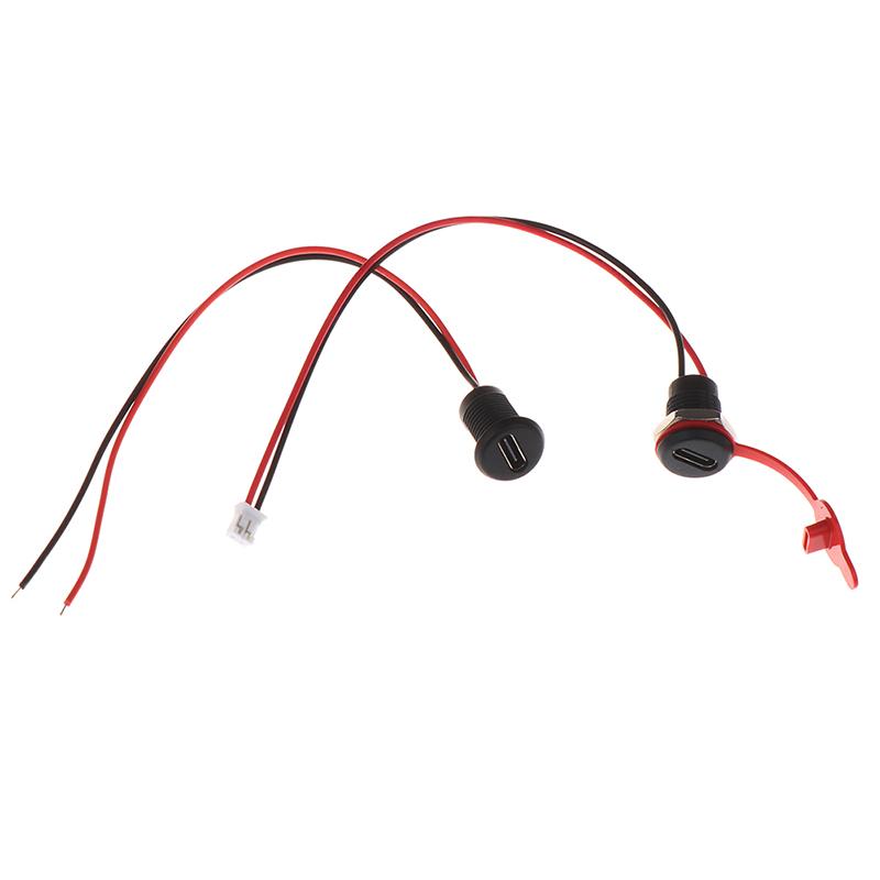 Usb-C 2Pin Сильноточный разъем для зарядки с разъемом Ph2.0 Nut Snap Lock Plate