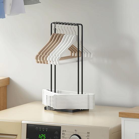 Вешалка-органайзер с матовой отделкой, отдельно стоящая, железная, большой емкости, вешалка для хранения одежды для взрослых и детей