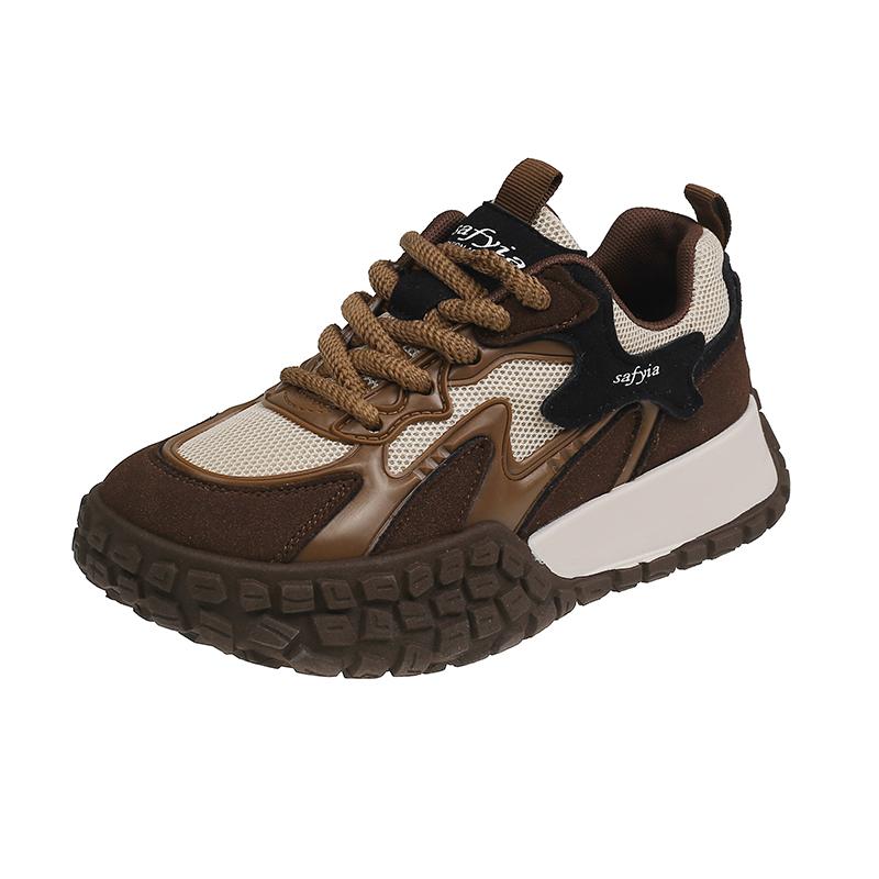 Мода осень 2024 новые дышащие сетчатые женские спортивные туфли на шнуровке повседневные кроссовки большого размера для женщин Zapatillas De Mujer