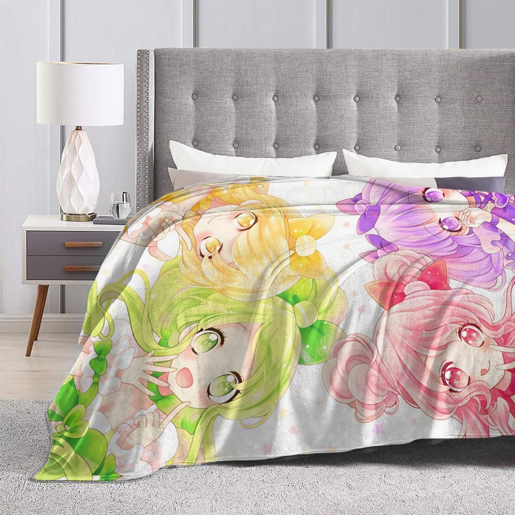 Плед Pretty Cure Пикник Фланелевый Плед Для Улицы Мягкий Теплый Качественный Покрывало Подарок