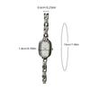 New Fashion Silver Green Shell Textured Dial Quartz Women's Watch Elegant Small Square Ladies Wristwatch Clock Lover Gift Reloj
