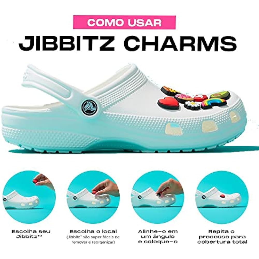 [Crocs] Jibbitz, Shoe Accessory, Shoe Charm Super Mario 5 Piece Pack, Men's Multi Free