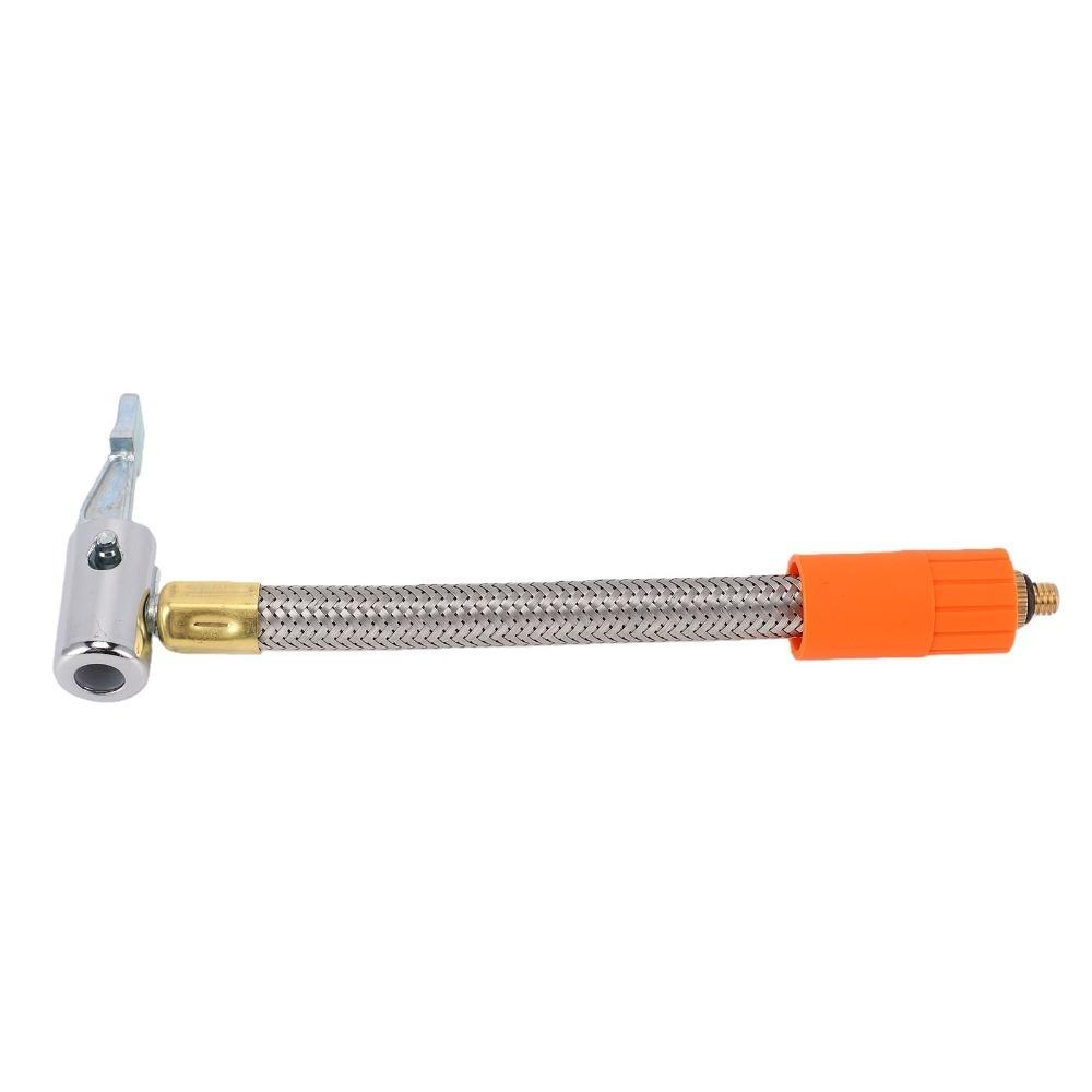 Stainless Steel Inflator Hose Extension Tube M6 x 1 Thread Air Chuck  Car/Motorcycle