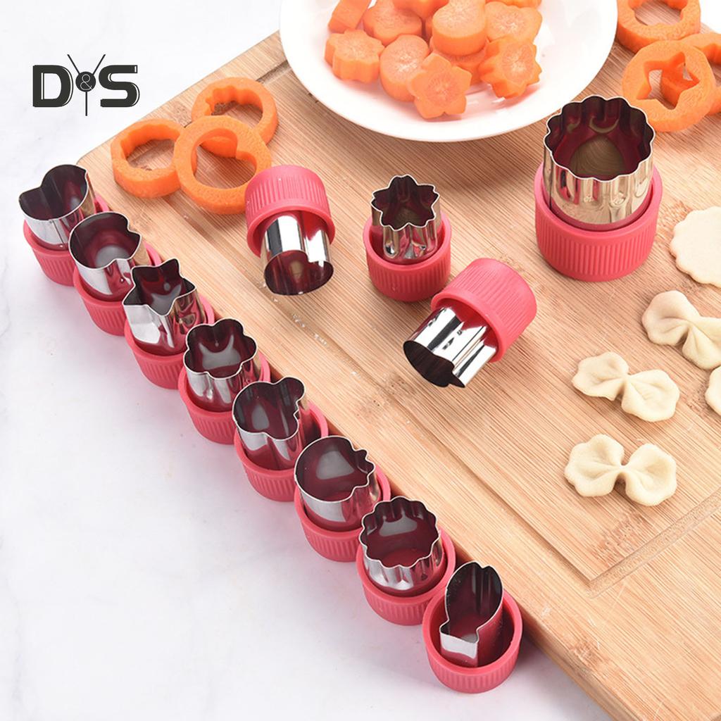 SW 12 шт./компл. кухонный инструмент, резак, форма для резки торта, овощей, фруктов, набор для резки «сделай сам»