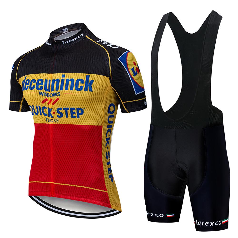 QUICK STEP Cycling Suit Short-sleeved Suit Cycling Equipment Men's Breathable