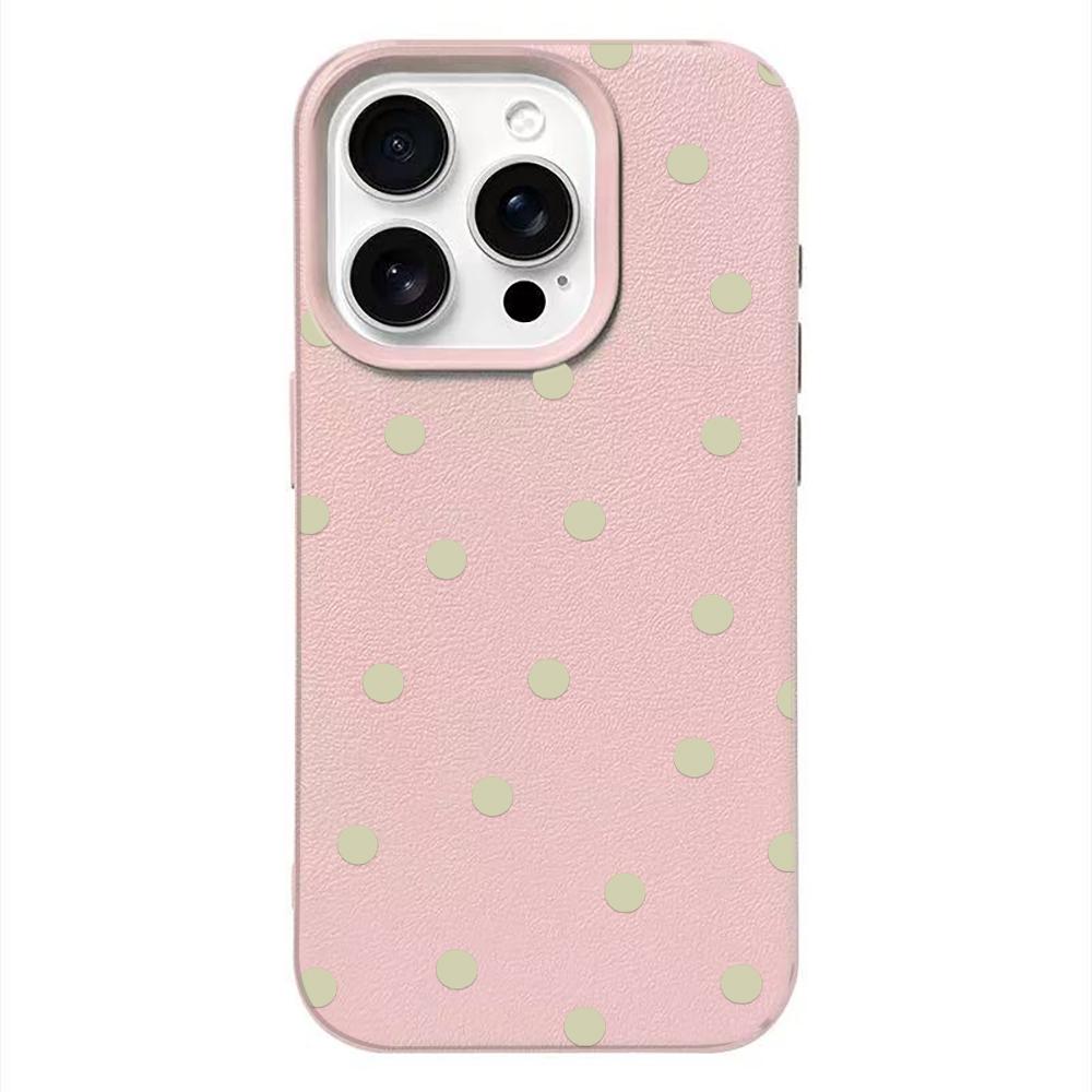 INS Чехол для телефона в горошек, свежий, маленький, для iPhone 17 14 16 15 12 11 Pro Max 13 17 Plus, мягкий силиконовый чехол Fundas