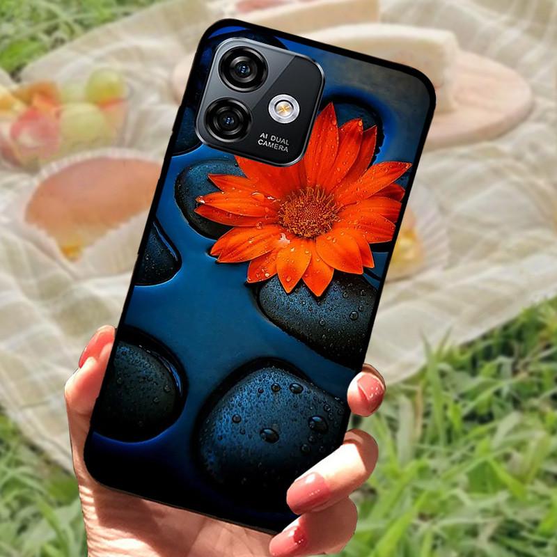 Чехол-бампер для Ulefone Note 16 Pro, силиконовый, мягкий, мраморный, черный, Funda для Coque Ulefone Note 16 Pro, защитный