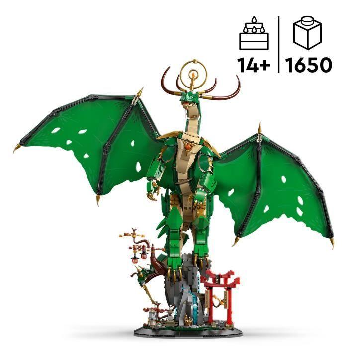 Lego ninjago 71847 le dragon gardien - jeu de construction de figurine - garçon dès 14 ans