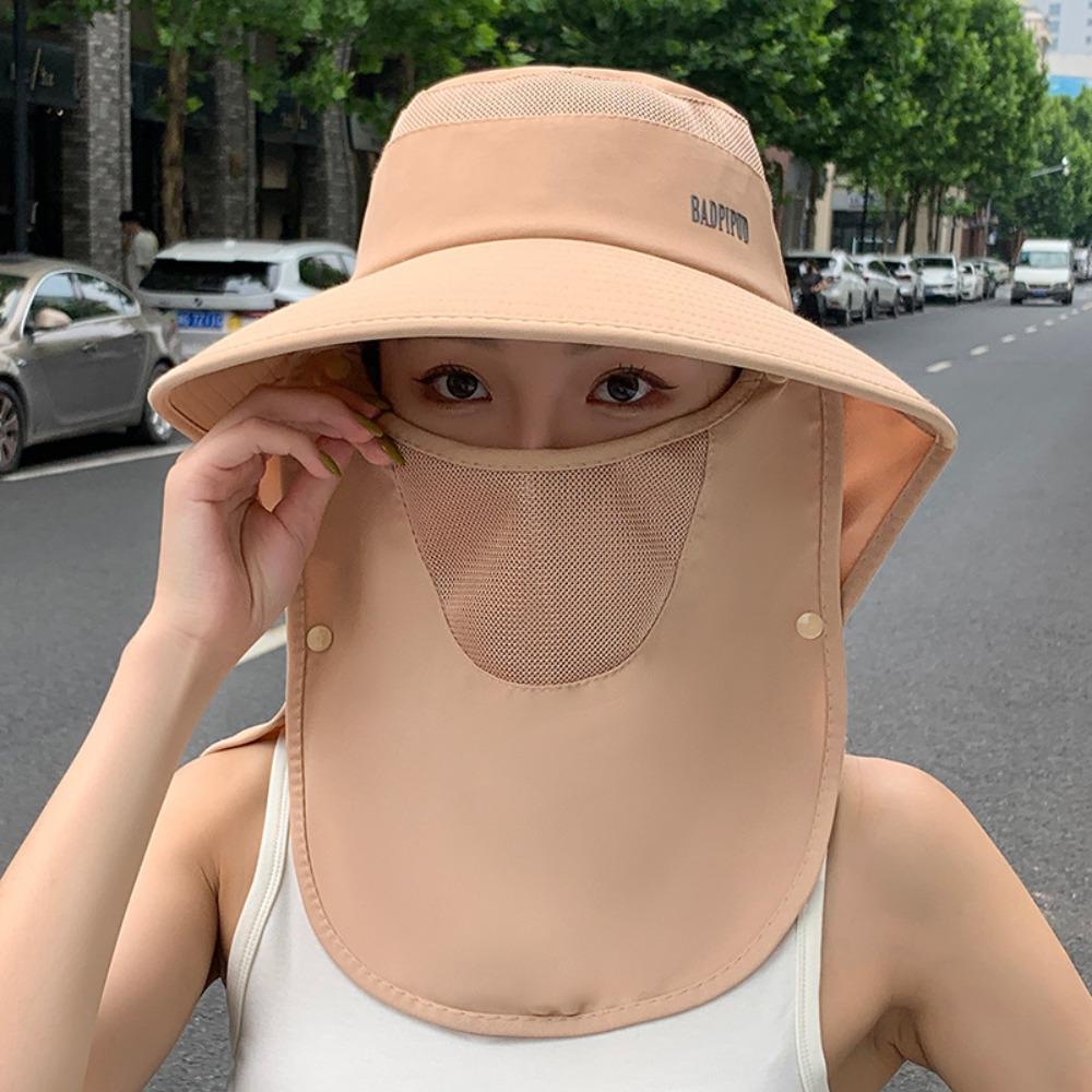 Sun Protection Fisherman Shawl Hat Breathable Mountaineering Cap Casual Sun Protection Cap Women