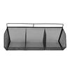 3pcs Metal Metal Wire Basket 3 Grids Wall Mount Storage Organizer  For Bathroom