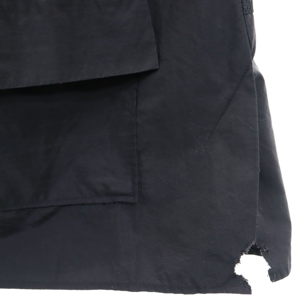 Вышивка Куртка с коротким рукавом черная Застежка спереди Мужская Б/у