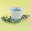 Funny Knitted Cup Mat Cartoon Heat Resistant Pat Creative Water Cup Mat  Table Protector