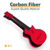 Concert Ukulele Enya Nova U Beginner Ukulele Kit Carbon Fiber Ukulele Kit with Capo and Ukulele Strings 23” Case, Strap, (Red)