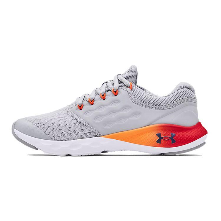 Under Armour Charged Vantage GS Low Top Kids Running Shoes Kids Running Shoes Gray Orange Red 3024773-101
