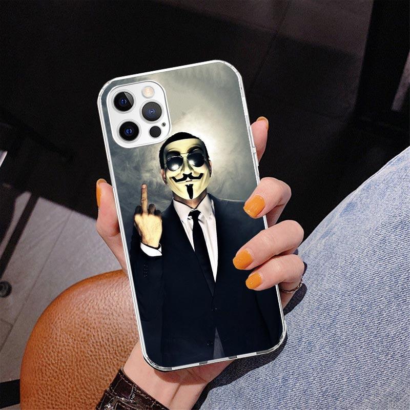 Man Suit Shirt Tie Phone Case For iPhone 17 Air 16 Pro Max 16E 15 + 14 Plus 11 12 13 Mini 7 8 SE Gift Print Cover Fundas 17 Air