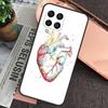Анатомия человеческого сердца Чехол для Samsung Galaxy M55 M15 M13 M23 M33 M53 M30s M31s M12 M32 M52 M20 M21 M51 M34 M54