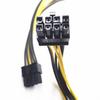 10Pcs Dual 4 Pin Molex Ide To 8 Pin Pci Express Power Cable For Pci-E Video Vard