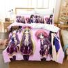 Anime Student Councils Discretion Bedding Set,Duvet Cover Bed Set Quilt Cover Pillowcase,King Queen Twin Size Boys Girls Adults