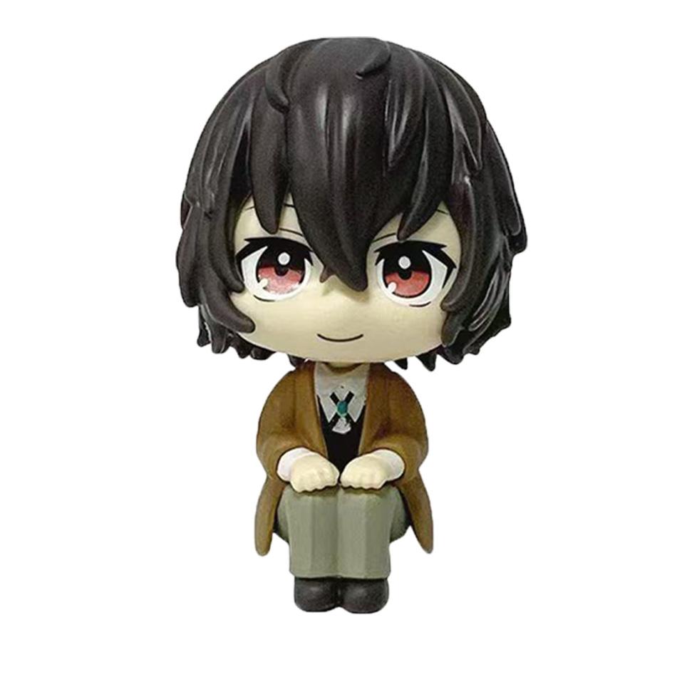 In Stock MegaHouse LooK Up Bungou Stray Dogs Dazai Osamu Nakajima Atsushi Action Figure Toys PVC Model Collection Kwaii Q Doll