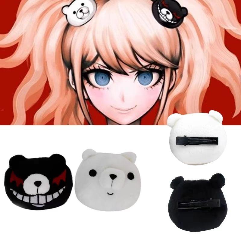 Danganronpa Monokuma Enoshima Junko game peripheral cartoon cosplay hairpin festival party performance prop headwear wholesale