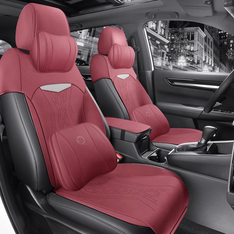 Универсальный замшевый чехол на сиденье для Dongfeng Honda CR-V - Полузакрытый, Четыре сезона, 2023
