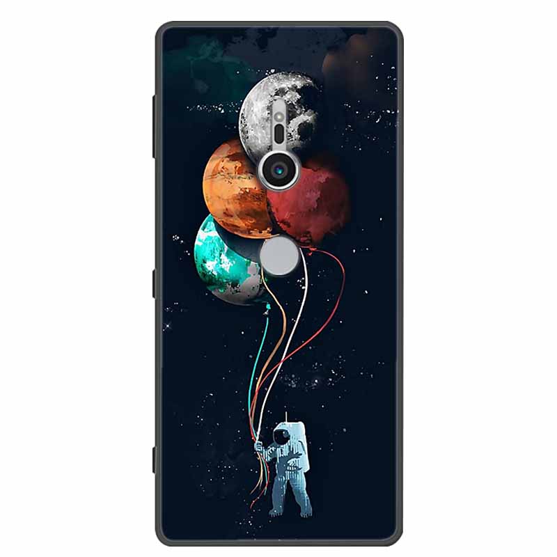 Чехол для Sony Xperia XZ1 XZ2 XZ3 Чехол Силиконовый Расписной Мягкий Задние Крышки Телефона для Sony XZ2 Compact Премиум Защитный Funda Capa
