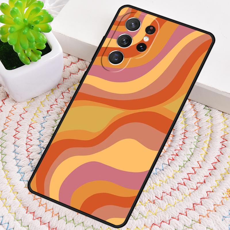 Ретро-полоски Эстетичный Винтажный Чехол Для Телефона Для Samsung Galaxy note 10 pro S26 S25 S24 S23 S22 Ultra Plus S21 FE S20 Чехол