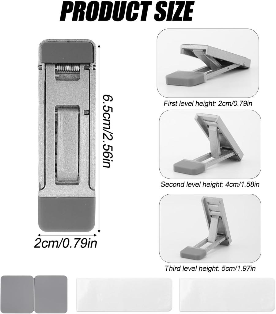 Xiaomi 2Pcs Foldable Keyboard Riser Stand Adjustable Tilt Portable Mini Laptop Feet Ergonomic Keyboard Lift for Desk