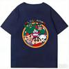2026 Summer Comic Form Crayon Shinchan Image 100 Cotton Printed Oversize Casual Tshirt Adult Children Parentchild Top y2k