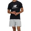 New Balance Спортивные базовые шорты из французского терри 7 Повседневные шорты Мужские Серый MS41520-AG