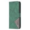 BINFEN COLOR For Xiaomi Redmi A3 4G/Poco C61 4G Phone Cases Wallet Stand Geometry Imprinted Leather Cover