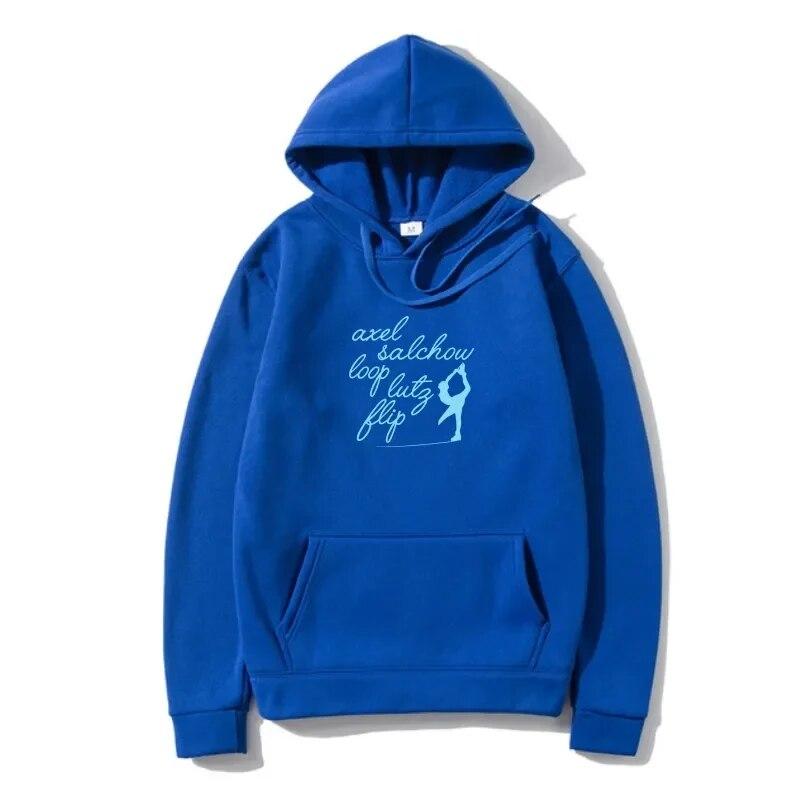 Figure Skating Cute Jumperms & Skater on Iceif Unisex's Outerwear2022 fashionable Brand 208%cotton Printed Round N