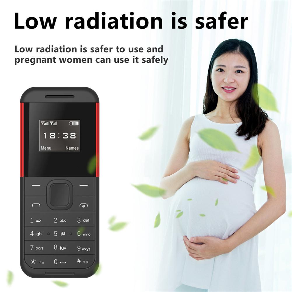 BM222 Unlock Mini Mobile Phone With Blacklist Function 0.66 Inch Mobile Phone Dialer Dual SIM Cards For Elderly Kids