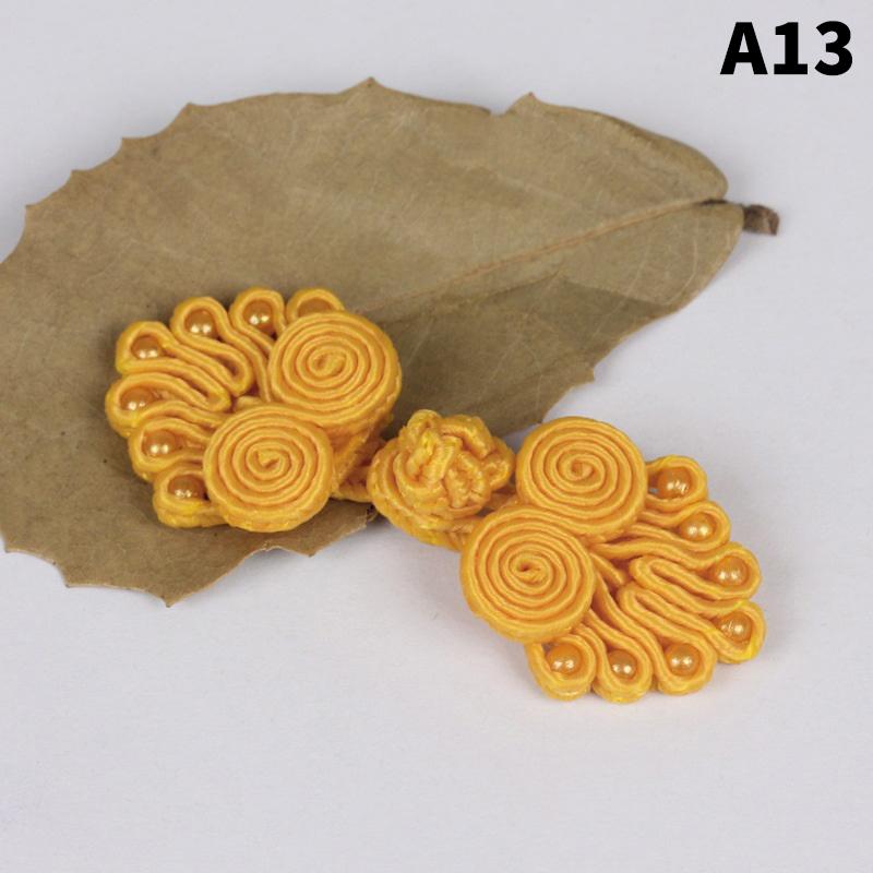 10 шт. нейлоновых пуговиц, китайские пуговицы с узлом, китайские пуговицы ручной работы для костюма «чонсам» в стиле Тан, застежки-узлы