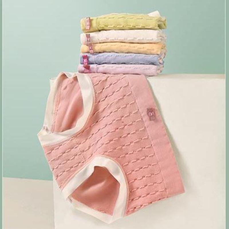 Honey Peach Hip Underwear Women's Seamless Cotton Mid Waist Underwear Lifting Hip Girls' Triangle Pants